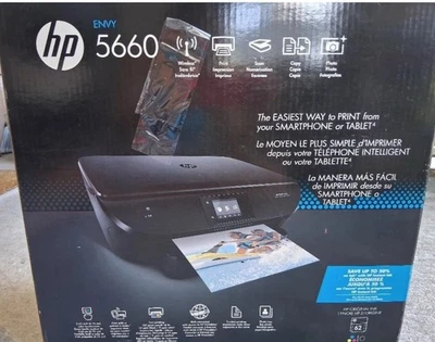 HP Envy 5660 All-In-One Wireless Print Scan Copy Photo Inkjet Printer Sealed NIB - Image 1 of 4