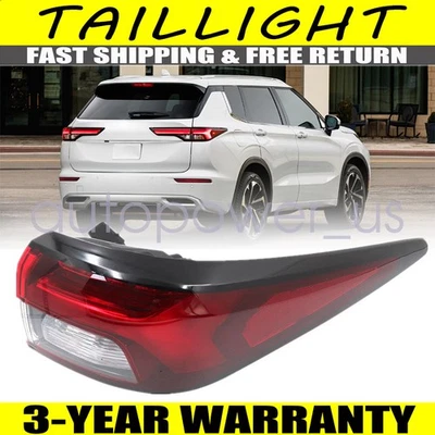 For 2022 2023 2024 Mitsubishi Outlander PHEV Passenger Side Tail Light Lamp LED - Image 1 of 4