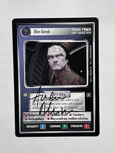 Autographed Star Trek ccg - Elim Garak (Andrew Robinson) - Picture 1 of 1