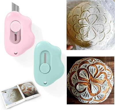 VODOLO Bread Lame Dough Scoring Tool,2PCS Sourdough Scorer,Bread no, Pink