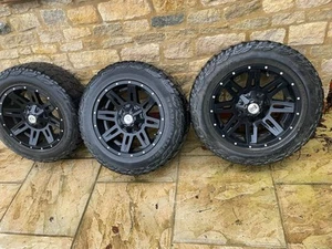 **Discontinued** BK Racing 903 R18 Satin Black Alloy Wheels with Tyres - Picture 1 of 4