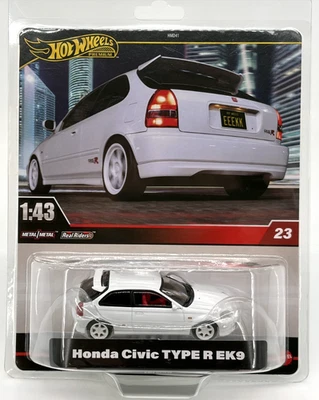 Hot Wheels Premium Real Riders Honda Civic TypeR EK9 23 Real Riders 1:43 Foto 1 de 4