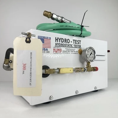 BOMBA HIDROSTÁTICA GENERAL 6334-350🚰 | HYDRO-TEST | 350 PSI 3/4 HP | 2 DISPONIBLES✨ Foto 1 de 4