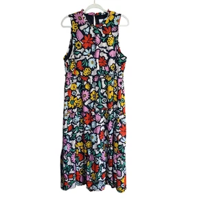 Mud Pie Damen Größe Large Alana Midikleid Blumenmuster ärmellos Frühling Sommerkleid - Bild 1 von 10