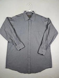 Donald J. Trump Signature Collection Long Sleeve Dress Shirt 18 36/37 Tall Gray - Picture 1 of 10