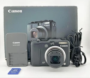 [ Exc ] Canon PowerShot G7 10.0MP Compact Digital Camera Black Tested in BOX #02 - Picture 1 of 16
