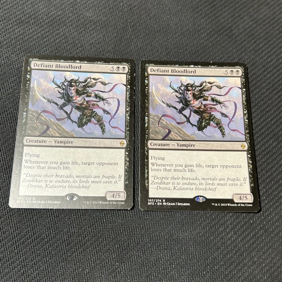 Defiant Bloodlord Magic The Gathering Mtg Rare Battle for Zendikar Card 2 - Image 1 of 4