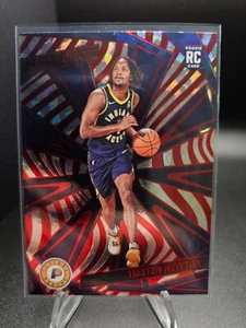 2024-25 Revolution Basketball Tristen Newton RC New Year Red Cracked Ice #107 - Picture 1 of 2