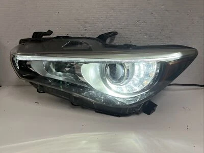 ¡Probado! OEM 2015 2016 INFINITI Q50 IZQUIERDO LH DRIVER FULL LED NO AFS faro Foto 1 de 4
