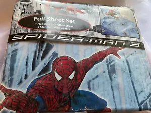 New Spider-Man 3 Full Sheet Set New Blue Red Spidey Marvel Superhero - Picture 1 of 3