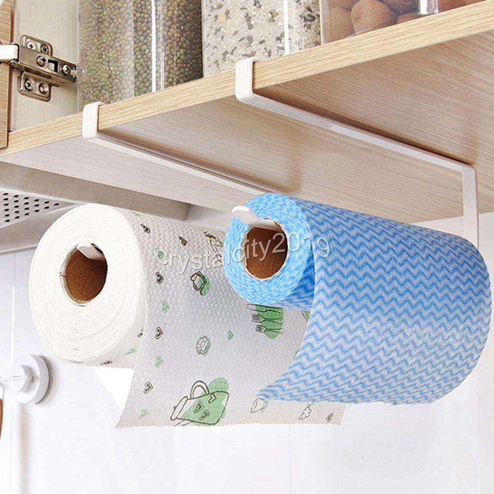 Küchenroller Halter Ohne Bohren - Metall Küchenrollenhalter Für Unterschrank 27cm Schwarz