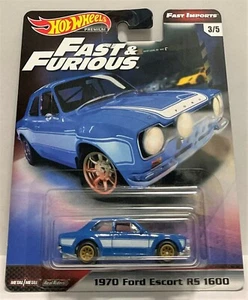 Hot Wheels Fast & Furious 1970 Ford Escort RS 1600 Fast Imports 3/5 Diecast Car - Picture 1 of 3