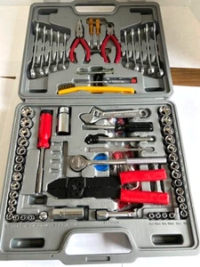 COMPLETE TOOL KIT TOOL CRAFT WRENCHS SOCKETS SCREWDRIVER PLIERS TERMINALS ETC - Imagen 1 de 15