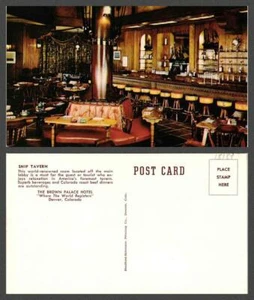 COLORADO Denver CHROME VINTAGE POSTCARD - Imagen 1 de 1