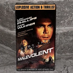 New 1999 Malevolence Sealed VHS Screener Demo Promo Screening Copy - Imagen 1 de 7