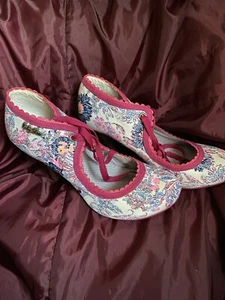 Ruby Shoo Willow Floral 6 Elegant Boho Wedding Party Occasion - Picture 1 of 7