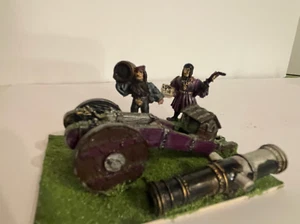 Warhammer Fantasy/WFB Empire Great Cannon and Crew, Metal OOP,Some Damage,Desc. - Picture 1 of 6