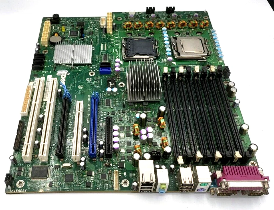 DELL PRECISION T5400 MOTHERBOARD 0RW203 + 2.5 GHz INTEL XEON L5420 SLARP CPU - Image 1 of 4