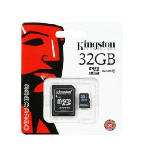 KINGSTON MICRO SD 32 GB MICROSD CLASSE 4 SDHC SCHEDA MEMORIA CARD SMARTPHONE SC0 - Immagine 1 di 1