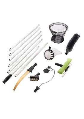 Obstpflücker Titansäge Dachrinnenreiniger Bürstenstaubwedel Teichkescher L:490cm - Bild 1 von 4