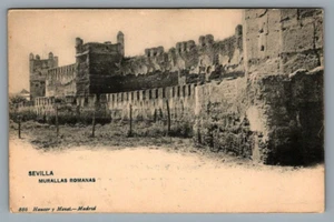 UDB Spain postcard Sevilla Murallas Romanas, Roman Walls - Picture 1 of 2