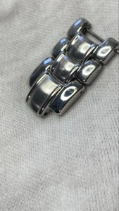 FENDI 210G 1 link and 2 half links 18mm width men's watch parts belt band silver - Picture 1 of 9