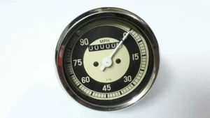 0-90 MPH Speedometer Rare Fits BMW Motorcycles fit in R50/2 R60 R60/2 R69 R69SR5 - Picture 1 of 5