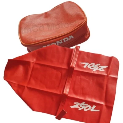 Funda Asiento y Guardabarros Trasero Honda XR 250L XR250L 93 1993 Cuero Naranja Foto 1 de 4