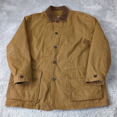 Chaqueta Levis Para Hombre Grande Marrón Botón Frontal Mezcla de Lana Tareas Caza Deportista Foto 1 de 4