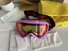 Neu mit Etikett Gucci Skibrille Brille GG Logo mehrfarbig verstellbarer Riemen rosa