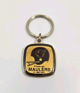 Vintage USFL Football 1983 New NIP PITTSBURGH MAULERS Helmet Keychain RARE - Picture 1 of 3