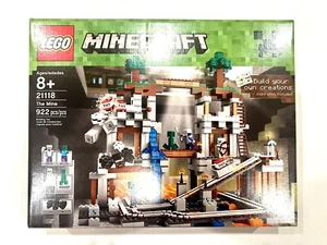 LEGO Minecraft: The Mine (21118) New Retired Rare Creeper Zombie Steve Spider - Picture 1 of 11