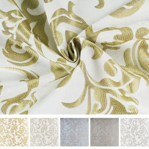 Stoff Heavy Meterware Zuschnitt Polsterung Gardinen Kissen Gemustert Blätter H. - Bild 1 von 25