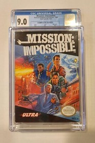 Mission Impossible - NES - Ultra - CIB - CGC Graded 9.0 - Oval SoQ