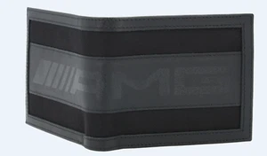 ///AMG ori Mercedes Benz Geld börse Portemonnaie Rind leder RFID 115x96mm black - Bild 1 von 4