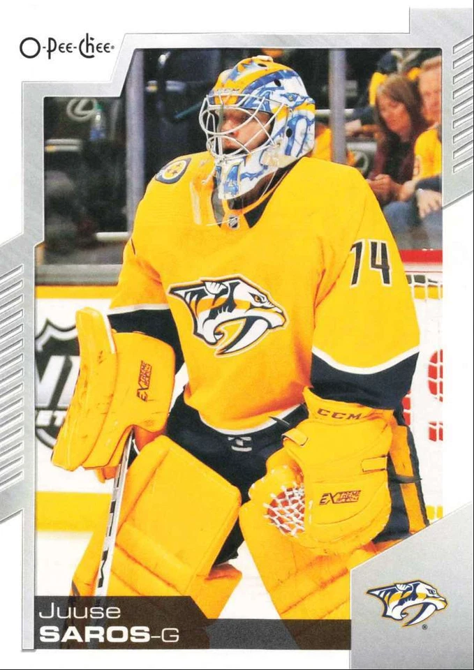 2020-21 O-Pee-Chee Juuse Saros Nashville Predators #5 - Image 1 of 2