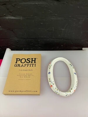 POSH GRAFFITI Decorative Floral Wooden Number 0 Measures 9 Inch - Image 1 of 4