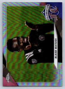2021 Topps Chrome MLS Celebration FC #CFC2 Blaise Matuidi (ref Y01007) - Picture 1 of 2