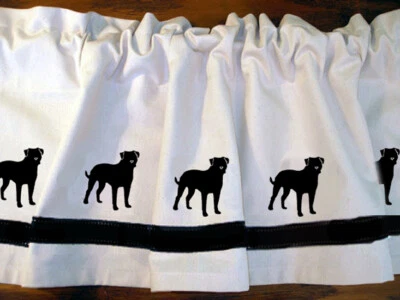 Оконный балдахин для собаки американский бульдог на ваш выбор цветов декор ручной работы - Изображение 1 из 4