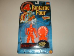 TOY BIZ FANTASTIC FOUR HUMAN TORCH 6" ACTION FIGURE-MIP! - Photo 1 sur 2