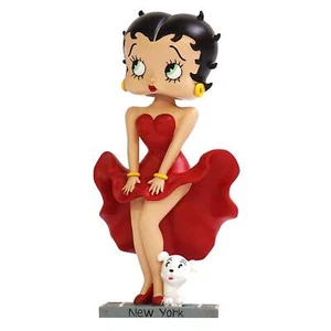 Betty Boop Bobblehead bambola figura New York da collezione statua vinile 7" - Foto 1 di 7