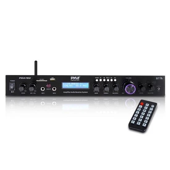 Home Theater Amplifier Audio Bluetooth MP3/USB/SD/AUX/FM Receiver Sound System - Image 1 of 4