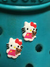 2 Hello Kitty Teddy Shoe Charms For Clogs. 