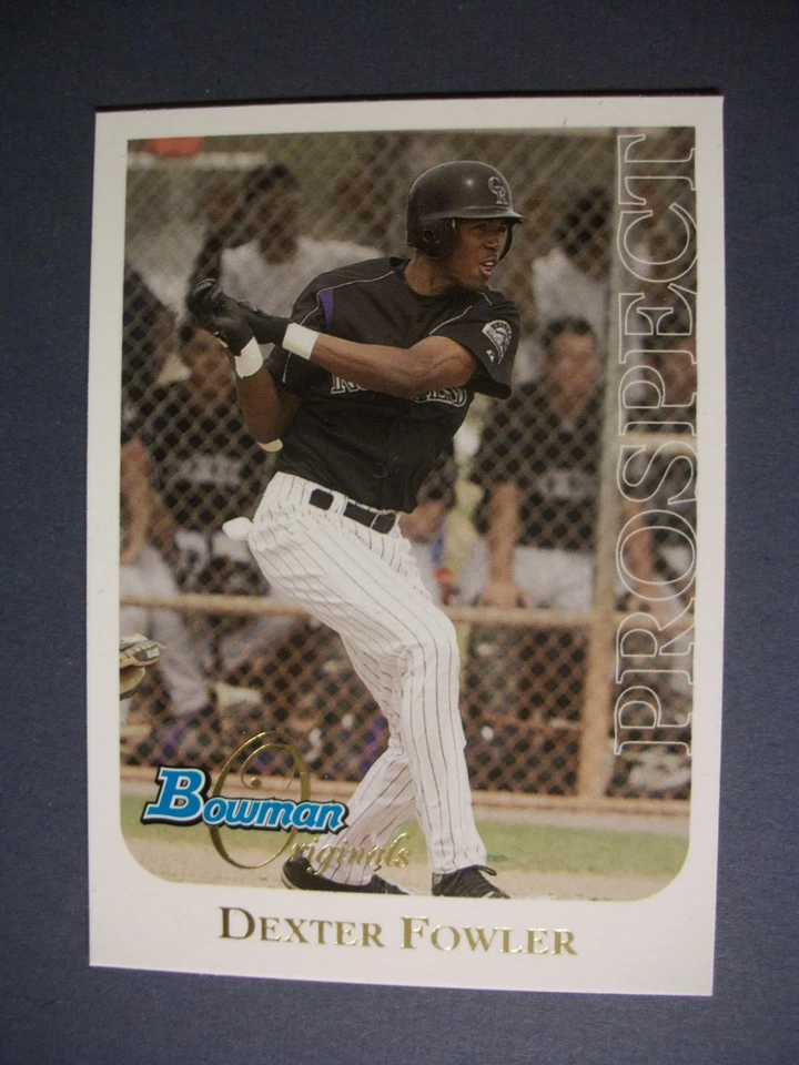 DEXTER FOWLER 2006 Bowman Originals Prospect #39 Rockies, Cubs RC - Image 1 of 1