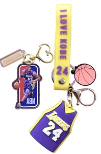 Kobe Bryant L. A. Lakers Jersey Keychain 24/8 - Picture 1 of 7