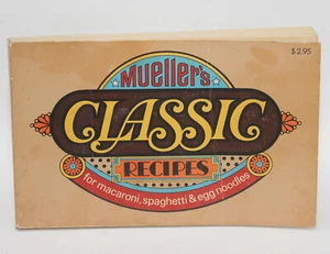 MUELLER'S CLASSIC RECIPES For Macaroni Spaghetti 1972 Vintg. Cookbook Nostalgia - Imagen 1 de 8