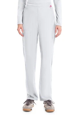 Calça Petite Feminina Med Couture Scrub Perna Reta MC103P BRANCA - Imagem 1 de 4