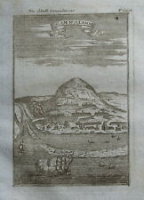 INDONESIA, E. INDIES, MOLUCCA,  GAMALAMA VOLCANO, Mallet antique print 1719