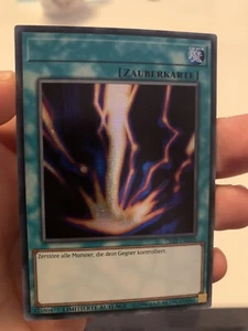 yugioh Raigeki Tn19-en010 Secret rare german misprint hot! - Picture 1 of 4