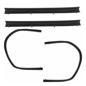 4x Front&Rear Lower Door Weatherstrip Seal Rubber Fit 99-17 Ford F250 Super Duty - Picture 1 of 10